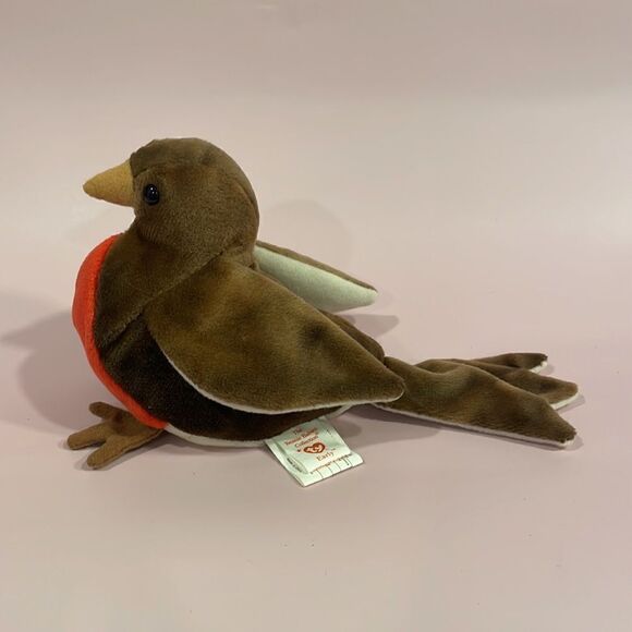 Vintage Original Ty Beanie Baby Early the Bird Robin 1998 Excellent Used Condit… - Picture 2 of 9